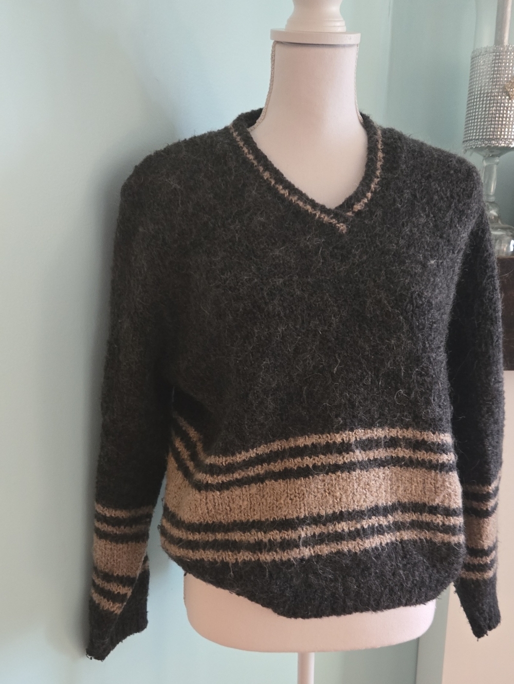 Route 66 Acrylic/Mohair Sweater L